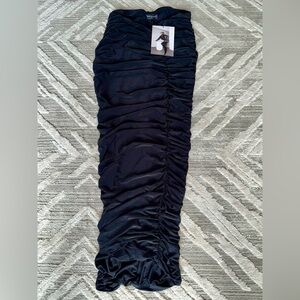 Naked Wardrobe Black Maxi Pencil Skirt
